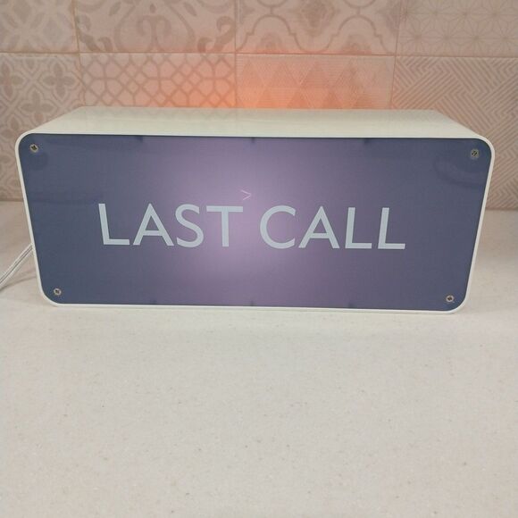 American Art Decor Vintage LED Marquee Wall Decor-Retro Wall  Newplace 2 Sided Happy Hour Last Call Light Box Sign Bar Decor 12\